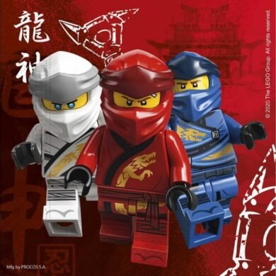 Popierinės servetėlės LEGO NINJAGO