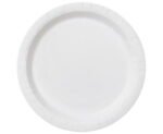 Popierinės lėkštutės WHITE