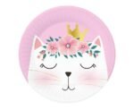 Popierinės lėkštutės CAT PINK