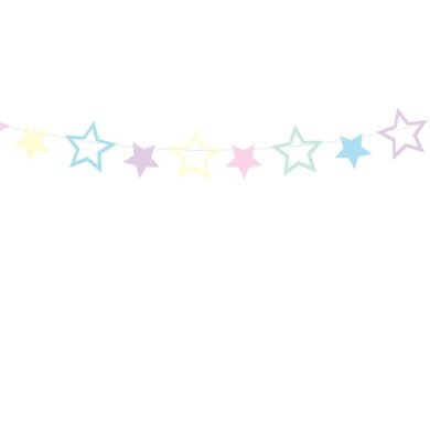 Girlianda PASTEL STAR