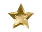 Popierinės lėkštutės STAR WITH FACE