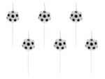 Gimtadienio žvakutės Soccer Balls