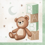 Popierinės servetėlės TEDDY BEAR
