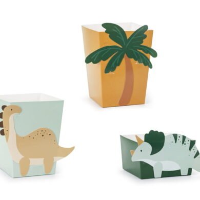 Dėžutės spragėsiams DINOSAUR PARTY
