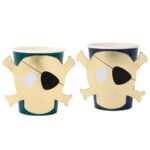 Popieriniai puodeliai PIRATES