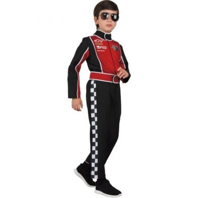 Vaikiškas kostiumas RACER DRIVER 120/130cm