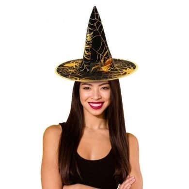 Kepurė WITCH WITH GOLDEN SPIDERWEB