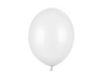 Lateksinis balionas METALLIC PURE WHITE 30cm.