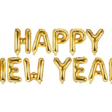 Balionų girlianda HAPPY NEW YEAR