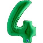 Folinis balionas 4 GREEN, 102cm.