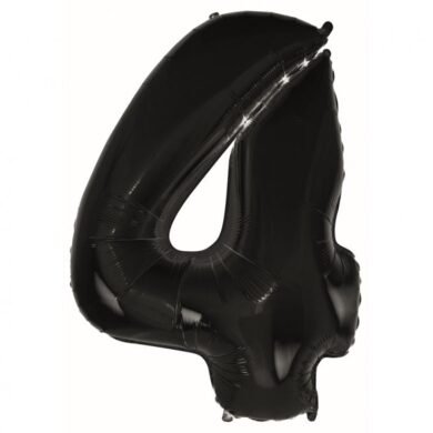 Folinis balionas 4 BLACK, 92cm.