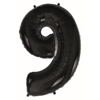 Folinis balionas 9 BLACK, 92cm.