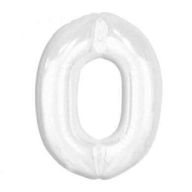 Folinis balionas 0 WHITE, 92cm.