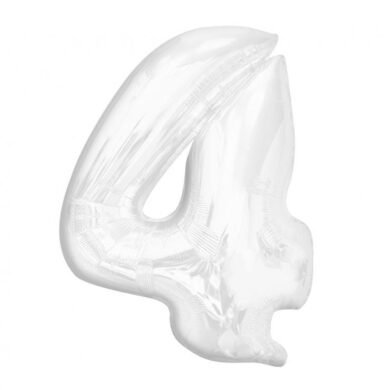 Folinis balionas 4 WHITE, 92cm.