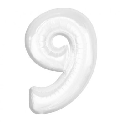 Folinis balionas 9 WHITE, 92cm.