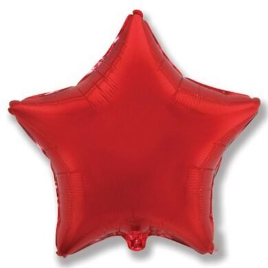 Folinis balionas STAR RED nepakuotas