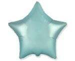Folinis balionas STAR SATIN PASTEL LIGHT BLUE nepakuotas