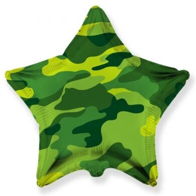 Folinis balionas STAR CAMO nepakuotas