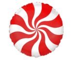 Folinis balionas LOLLIPOP RED nepakuotas