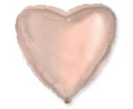 Folinis balionas HEART PINK AND GOLD nepakuotas