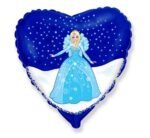 Folinis balionas SNOW LAND PRINCESS BLONDE nepakuotas