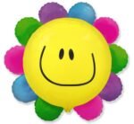 Folinis balionas  FLOWER RAINBOW nepakuotas