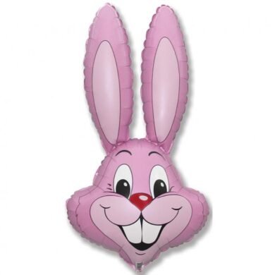 Folinis balionas  RABBIT LIGHT PINK nepakuotas