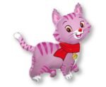 Folinis balionas  BEAUTIFUL PINK CAT nepakuotas