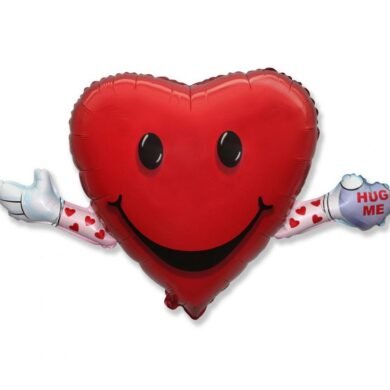 Folinis balionas  LOVE & HUG nepakuotas