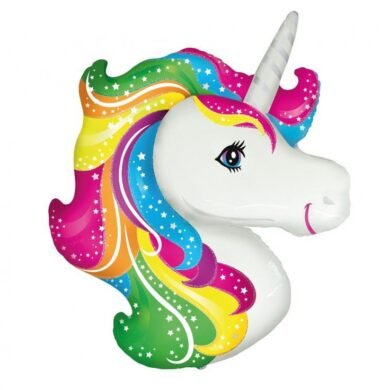 Folinis balionas  UNICORN HEAD nepakuotas