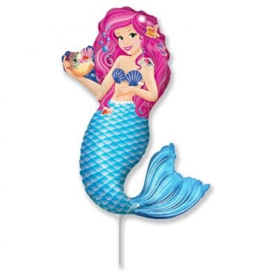 Folinis balionas  MERMAID WITH SHELL nepakuotas