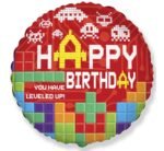 Folinis balionas HAPPY BIRTHDAY BRICKS