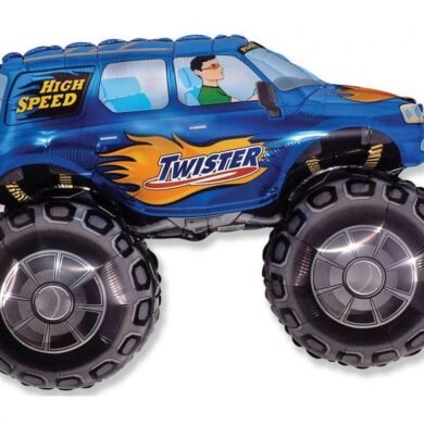 Folinis balionas TWISTER CAR BLUE
