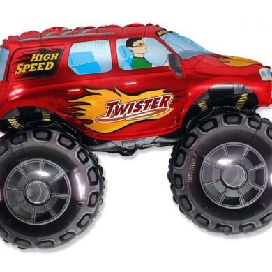 Folinis balionas TWISTER CAR RED