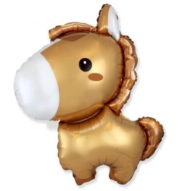 Folinis balionas BABY HORSE BROWN