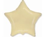 Folinis balionas STAR SATIN CREAM PASTEL nepakuotas
