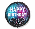 Folinis balionas HAPPY BIRTHDAY CONTROLLER GAMEPAD nepakuotas
