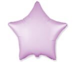 Folinis balionas STAR SATIN LILAC PASTEL nepakuotas