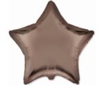 Folinis balionas STAR SATIN BROWN nepakuotas