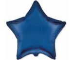 Folinis balionas STAR SATIN NAVY BLUE nepakuotas
