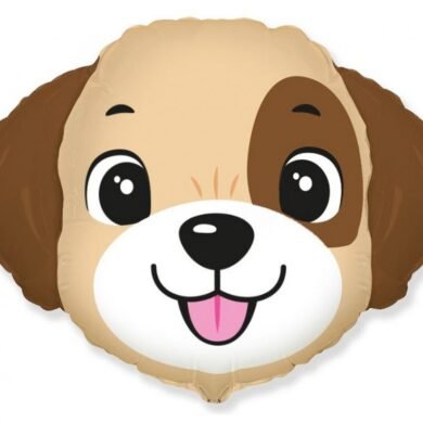 Folinis balionas  DOG HEAD nepakuotas