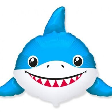 Folinis balionas  SMILING SHARK HEAD nepakuotas
