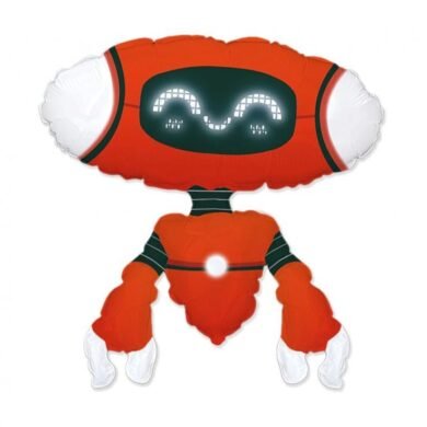Folinis balionas ROBOT RED