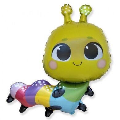 Folinis balionas COLORFUL CATERPILLAR 79X53CM