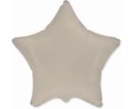 Folinis balionas STAR MATTE CREAMY LATE nepakuotas