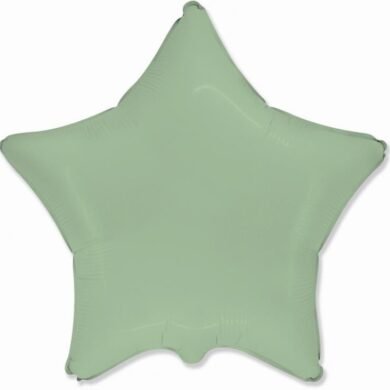 Folinis balionas STAR MATTE MINT nepakuotas