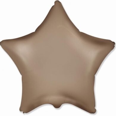 Folinis balionas STAR MATTE STARLIGHT GOLD nepakuotas