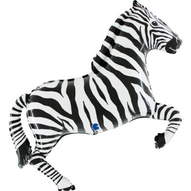 Folinis balionas ZEBRA BLACK
