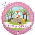 Folinis balionas WOODLAND BABY GIRL