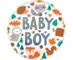 Folinis balionas BABY BOY WOODLAND FUN